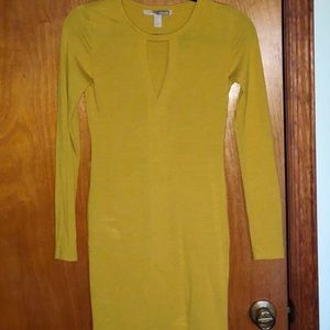 Mustard yellow dress